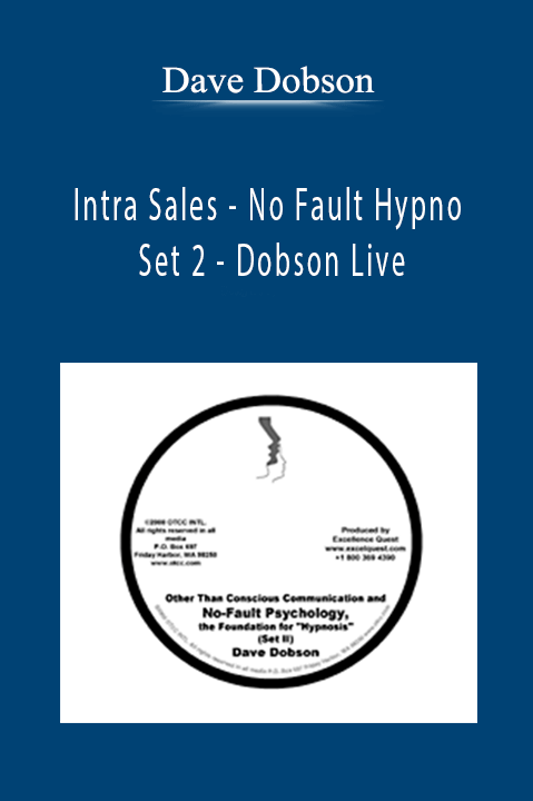 Dave Dobson - Intra Sales - No Fault Hypno Set 2 - Dobson Live