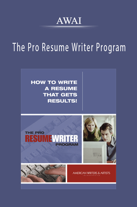 The Pro Resume Writer Program - AWAI