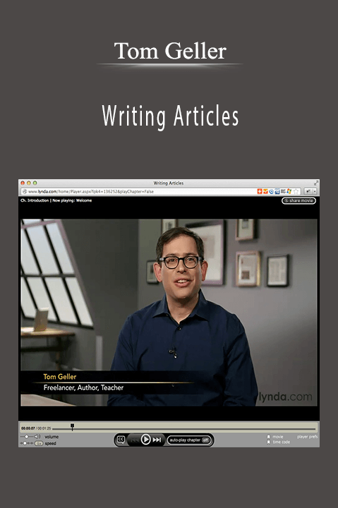 Tom Geller - Writing Articles