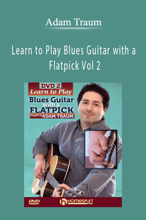 Adam Traum - Learn to Play Blues Guitar with a Flatpick Vol 2