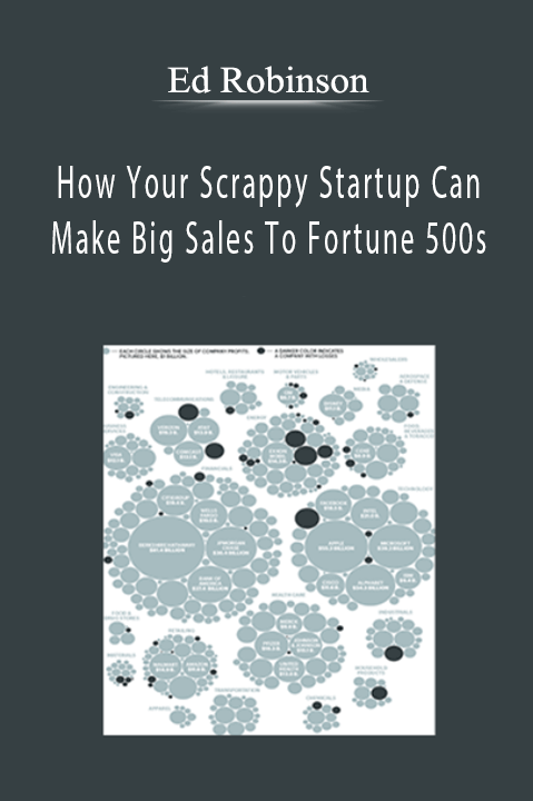 Ed Robinson - How Your Scrappy Startup Can Make Big Sales To Fortune 500s