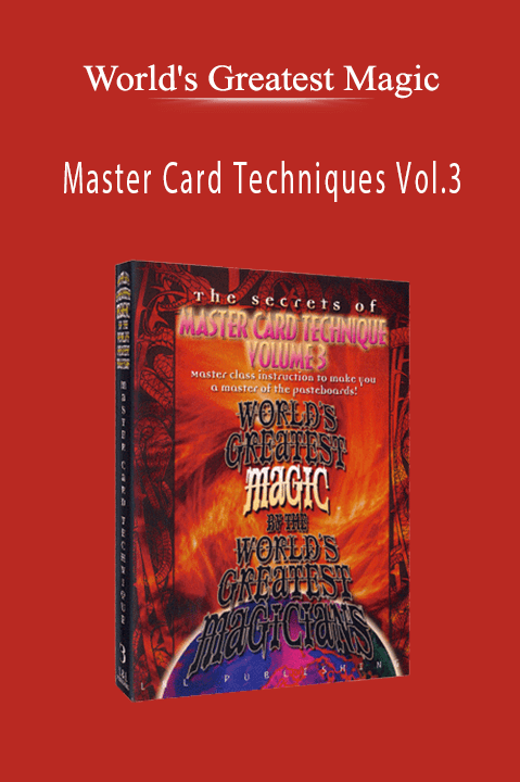 World's Greatest Magic - Master Card Techniques Vol.3