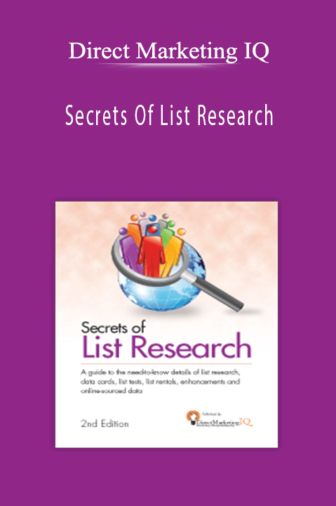 Direct Marketing IQ - Secrets Of List Research