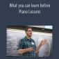 Micah Blake - What you can learn before Piano Lessons