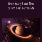 Michael Davis Golzmane - Once-Yearly Exact Time Saturn Goes Retrograde.
