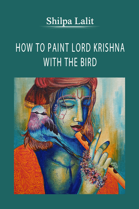 Shilpa Lalit - HOW TO PAINT LORD KRISHNA WITH THE BIRD