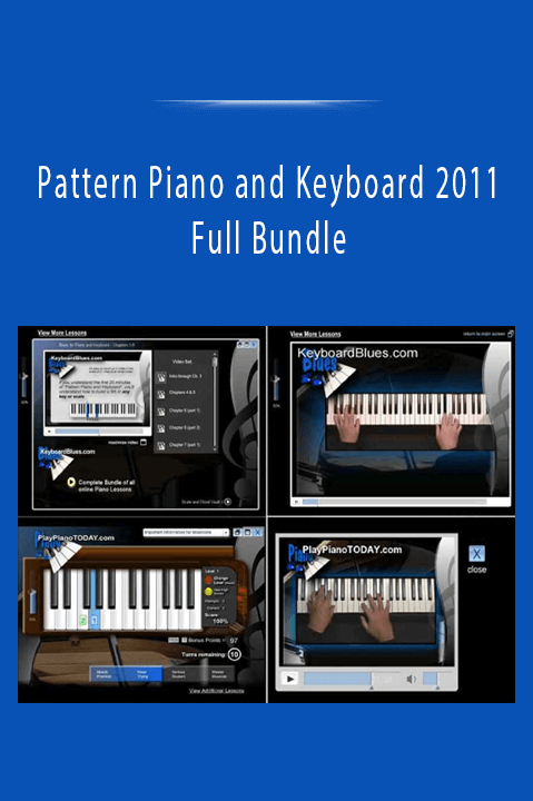 Pattern Piano and Keyboard 2011 Full Bundle
