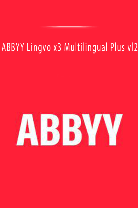 ABBYY Lingvo x3 Multilingual Plus vl2.
