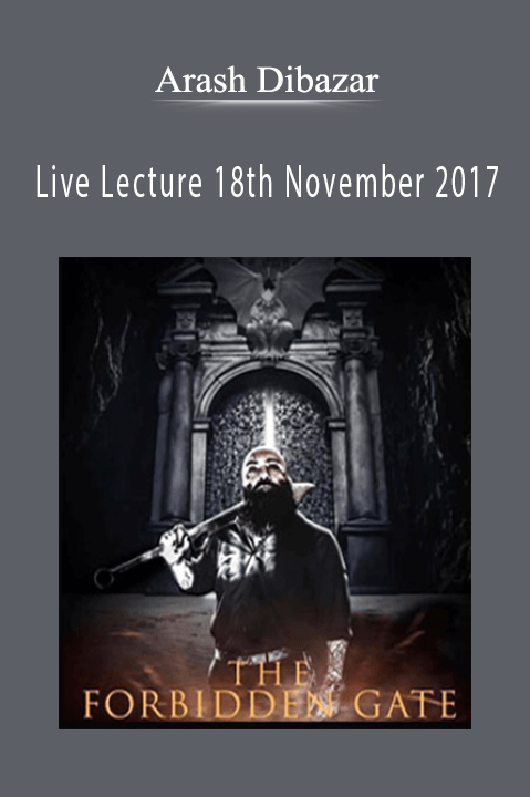 Arash Dibazar - Live Lecture 18th November 2017