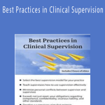 Best Practices in Clinical Supervision A Blueprint for Providing Effective and Ethical Clinical Supervision - George Haarman.