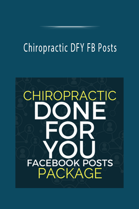 Chiropractic DFY FB Posts