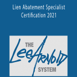 Lee Arnold - Lien Abatement Specialist Certification 2021