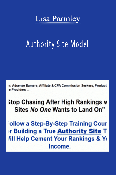 Lisa Parmley - Authority Site Model