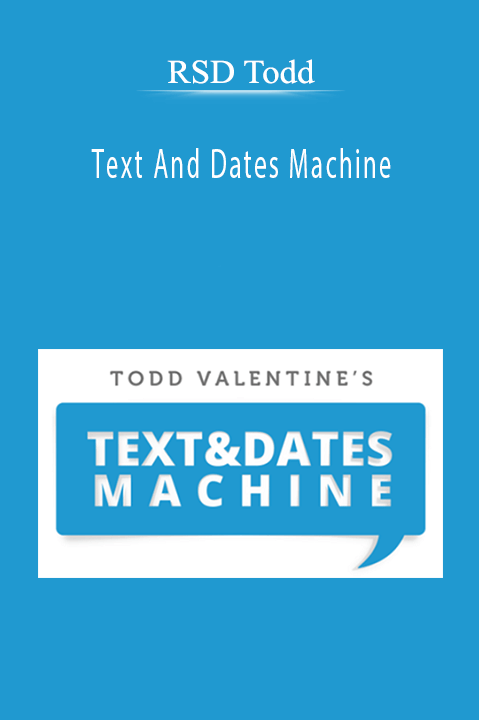 RSD Todd - Text And Dates Machine