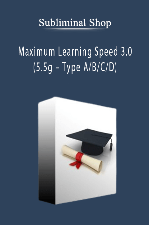 Subliminal Shop – Maximum Learning Speed 3.0