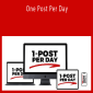 Tim Queen - One Post Per Day