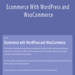 Zac Gordon - Ecommerce With WordPress and WooCommerce