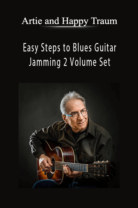 Artie and Happy Traum - Easy Steps to Blues Guitar Jamming 2 Volume Set.