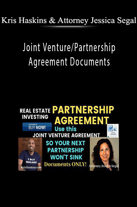 Kris Haskins & Attorney Jessica Segal - Joint Venture/Partnership Agreement Documents