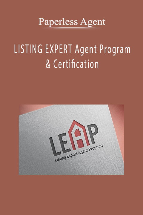 Paperless Agent – LISTING EXPERT Agent Program & Certification Paperless Agent – LISTING EXPERT Agent Program & Certification
