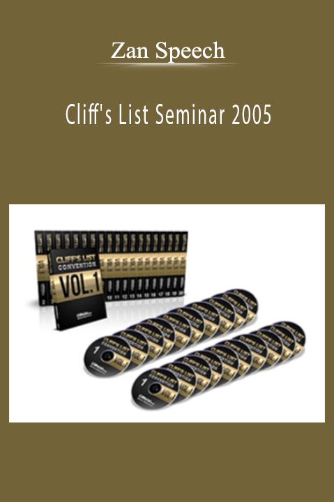 Zan Speech - Cliff's List Seminar 2005