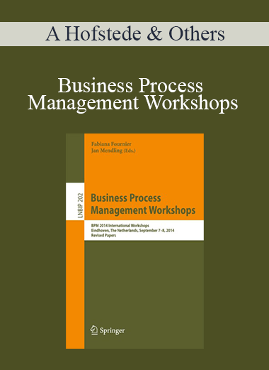 A Hofstede & Others - Business Process Management Workshops