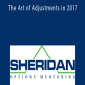 Dan Sheridan – The Art of Adjustments in 2017